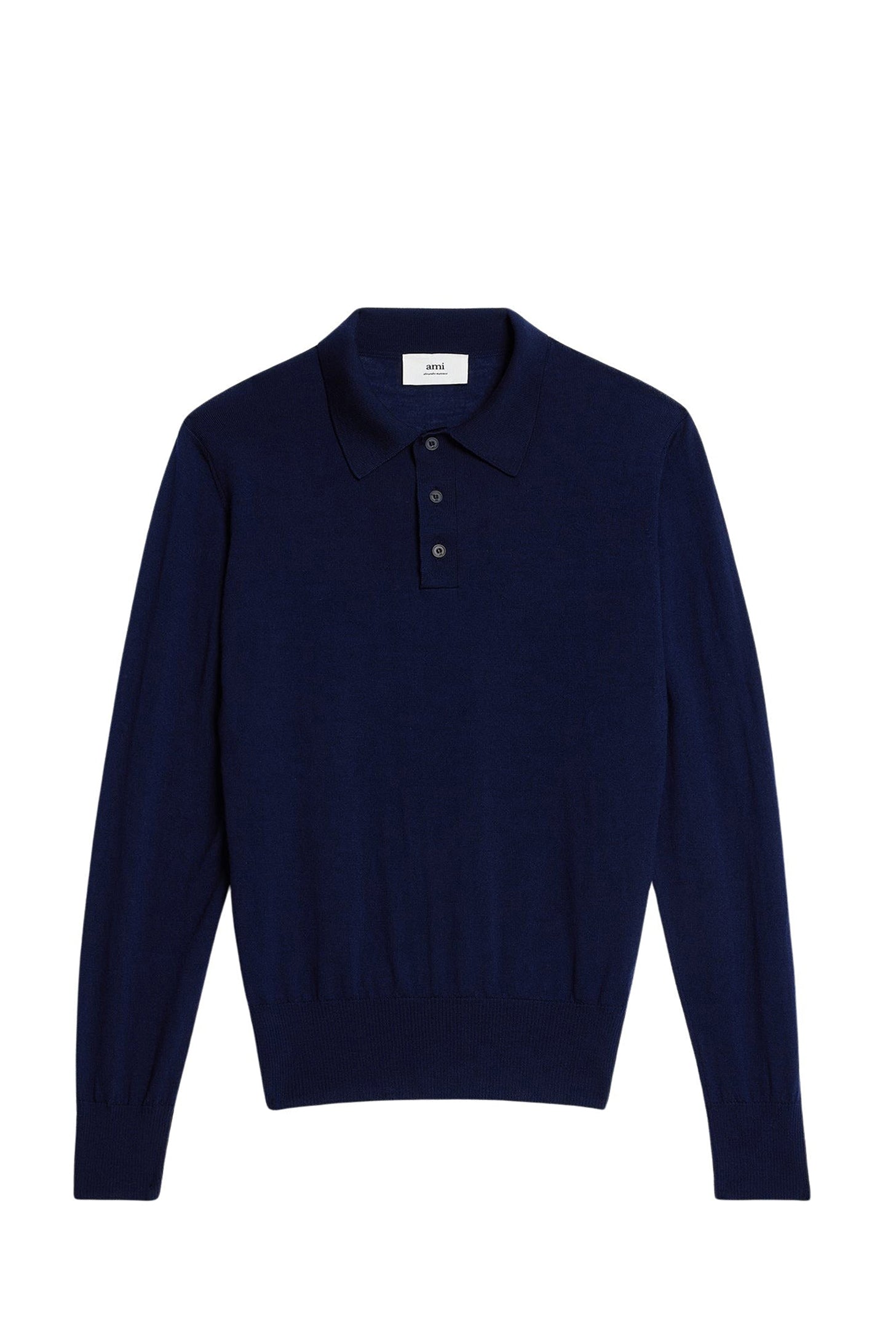 Pull Ami de Cœur boutonné en laine - Nautic Blue