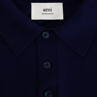 Pull Ami de Cœur boutonné en laine - Nautic Blue