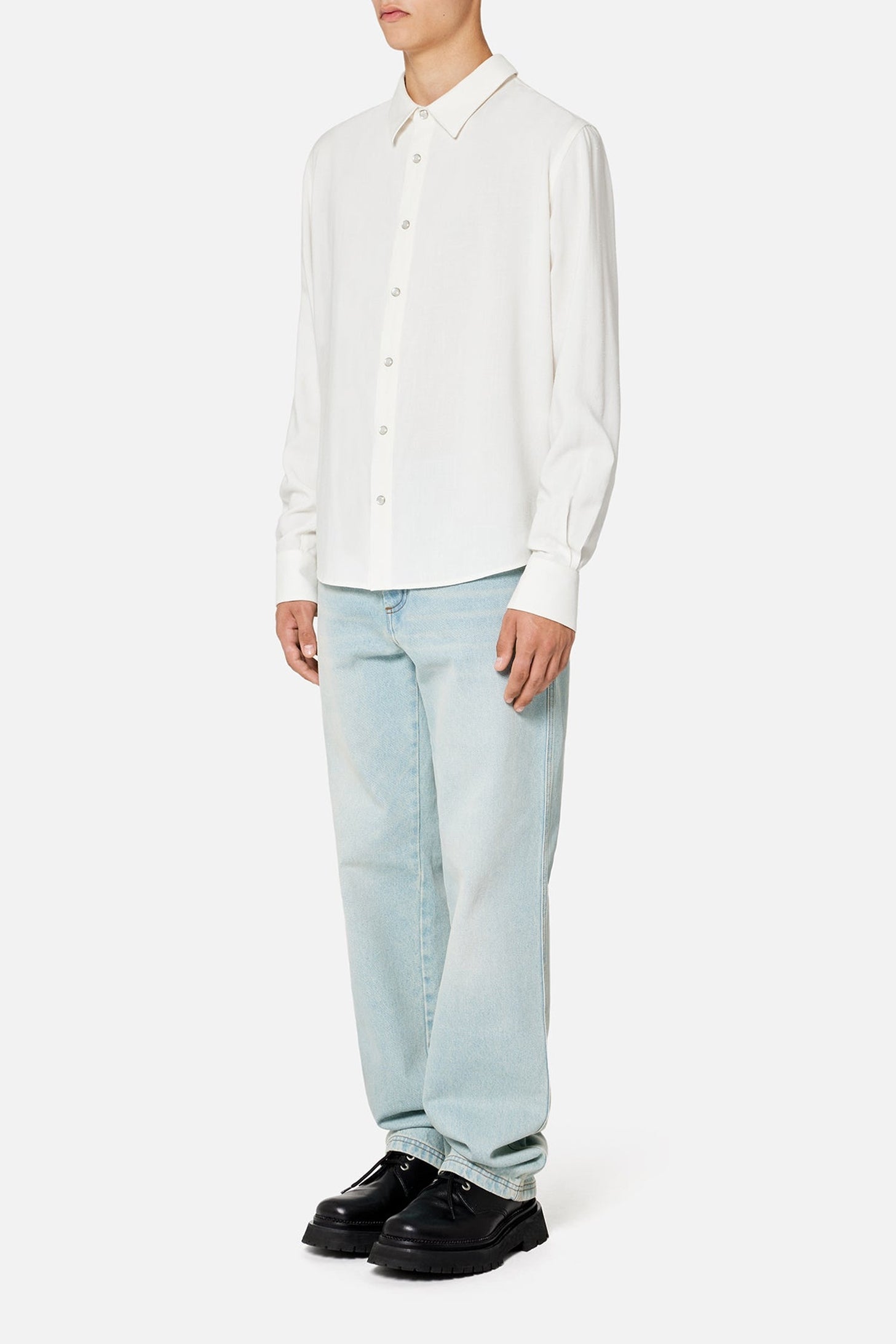 Chemise à poignets boutonnés - Natural White