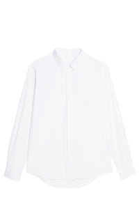 Chemise Ami de Cœur avec broderie ton sur ton - White
