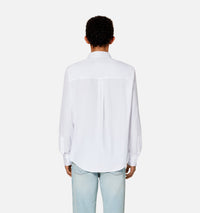 Chemise Ami de Cœur avec broderie ton sur ton - White