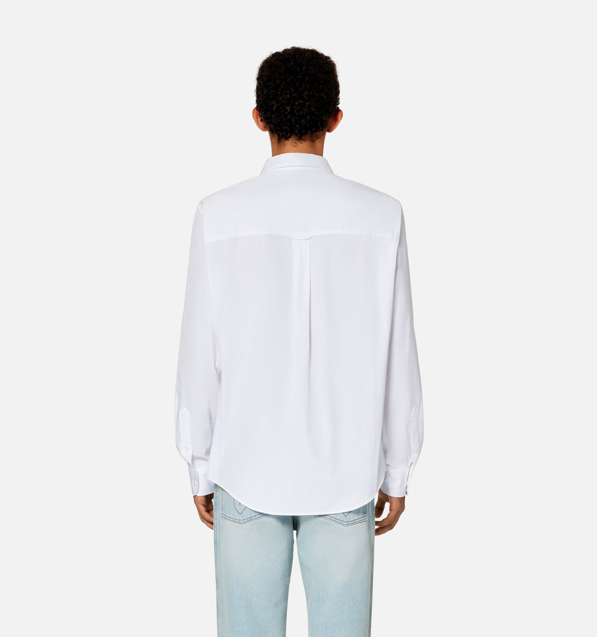 Chemise Ami de Cœur avec broderie ton sur ton - White