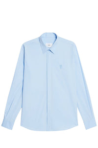 Chemise Ami de Cœur avec broderie ton sur ton - Sky Blue
