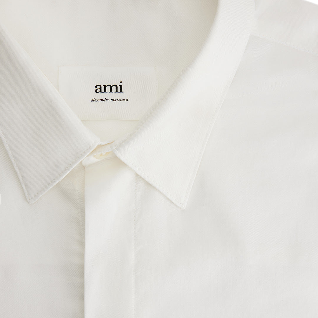 Chemise à poignées boutonnées - Natural White