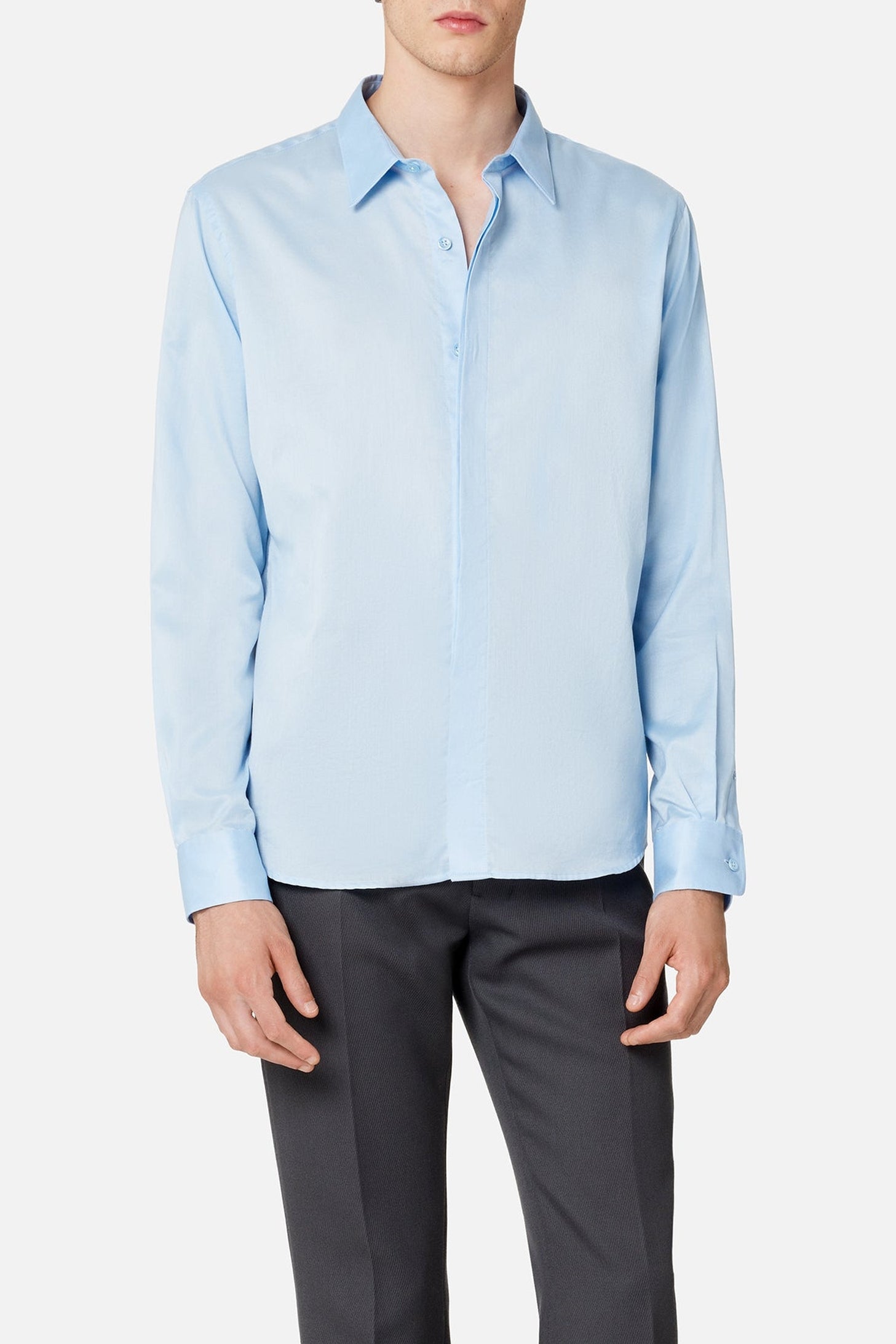Chemise à poignées boutonnées - Sky Blue