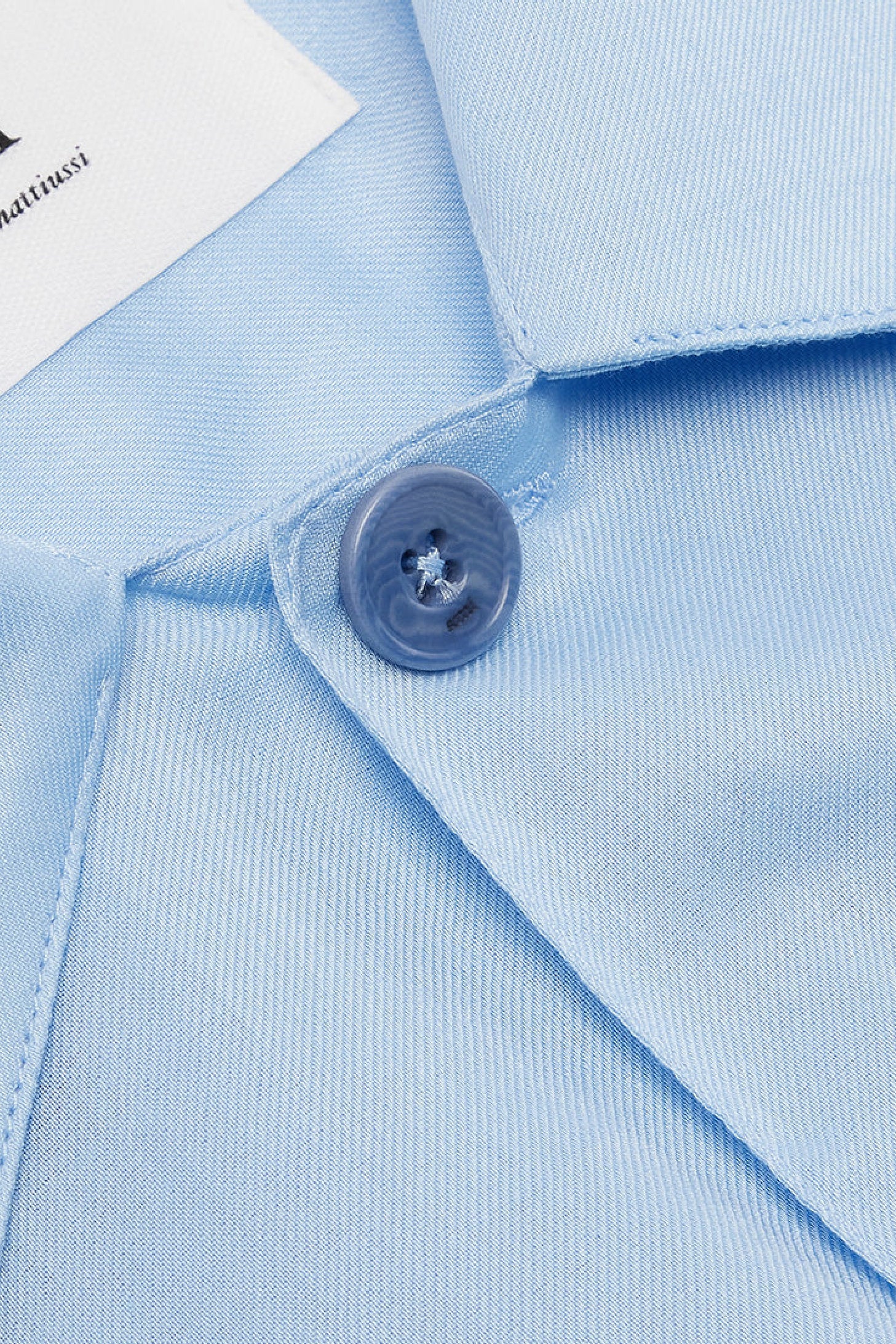 Chemise à manches courtes et col requin - Sky Blue