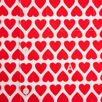 Chemise à manches courtes et col requin - Scarlet Red & Natural White
