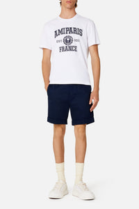 Bermuda chino à fermeture boutonnée - Nautic Blue
