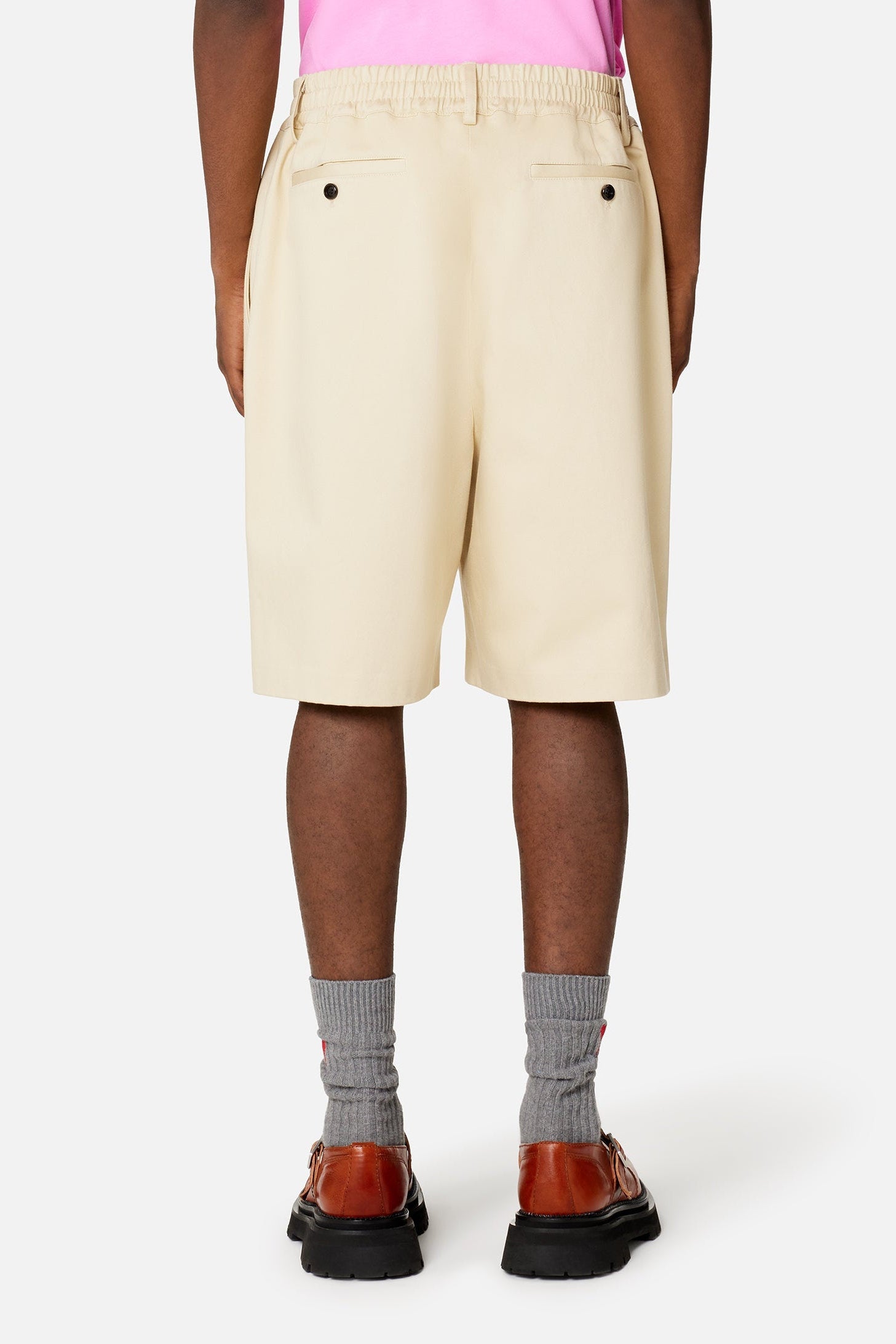 Bermuda à taille élastiquée - Vanilla