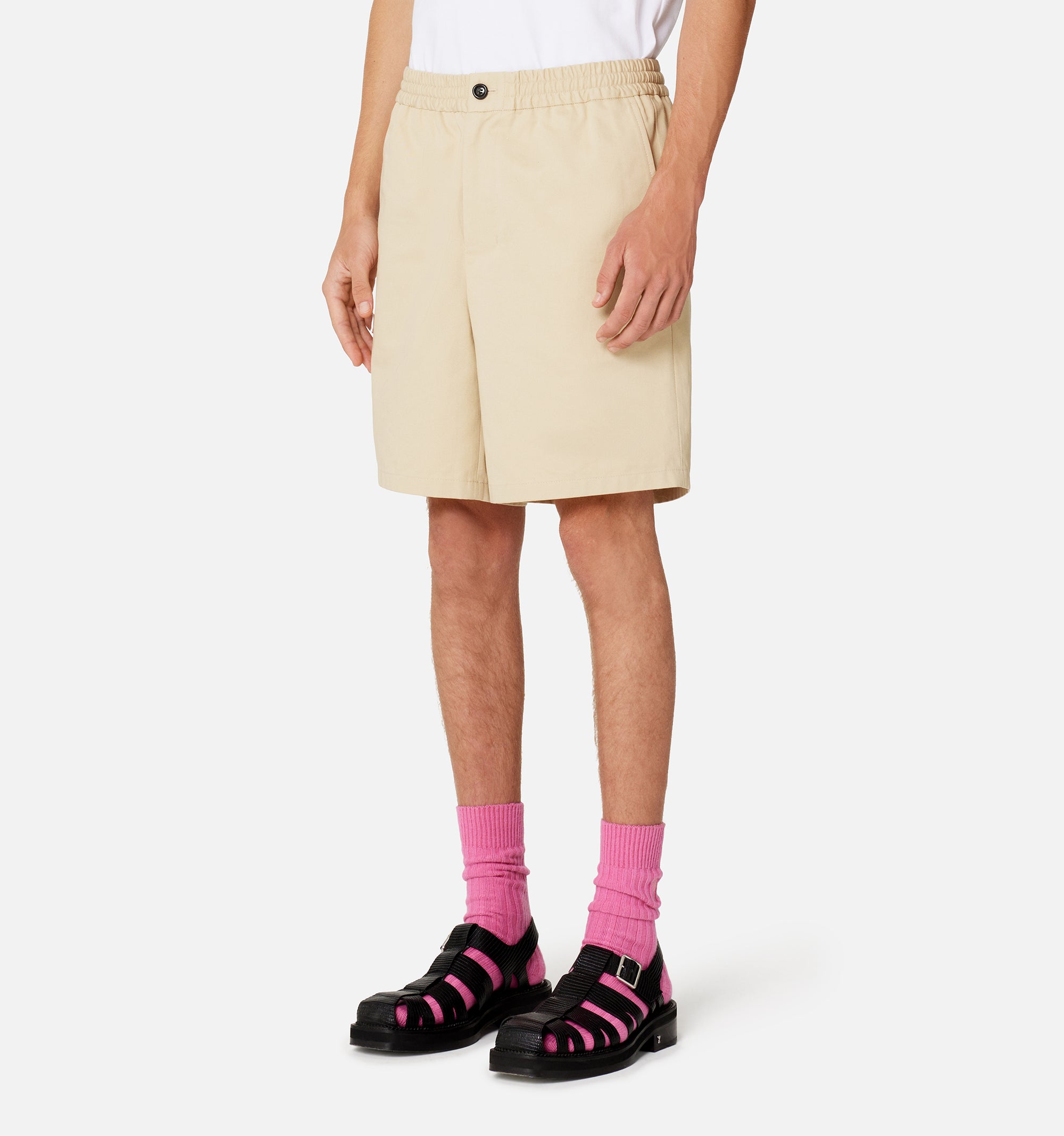 Bermuda à taille elastiquée - Vanilla
