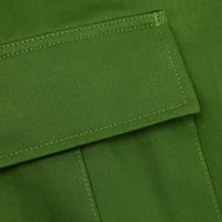 Bermuda cargo à poches plaquées - Evergreen