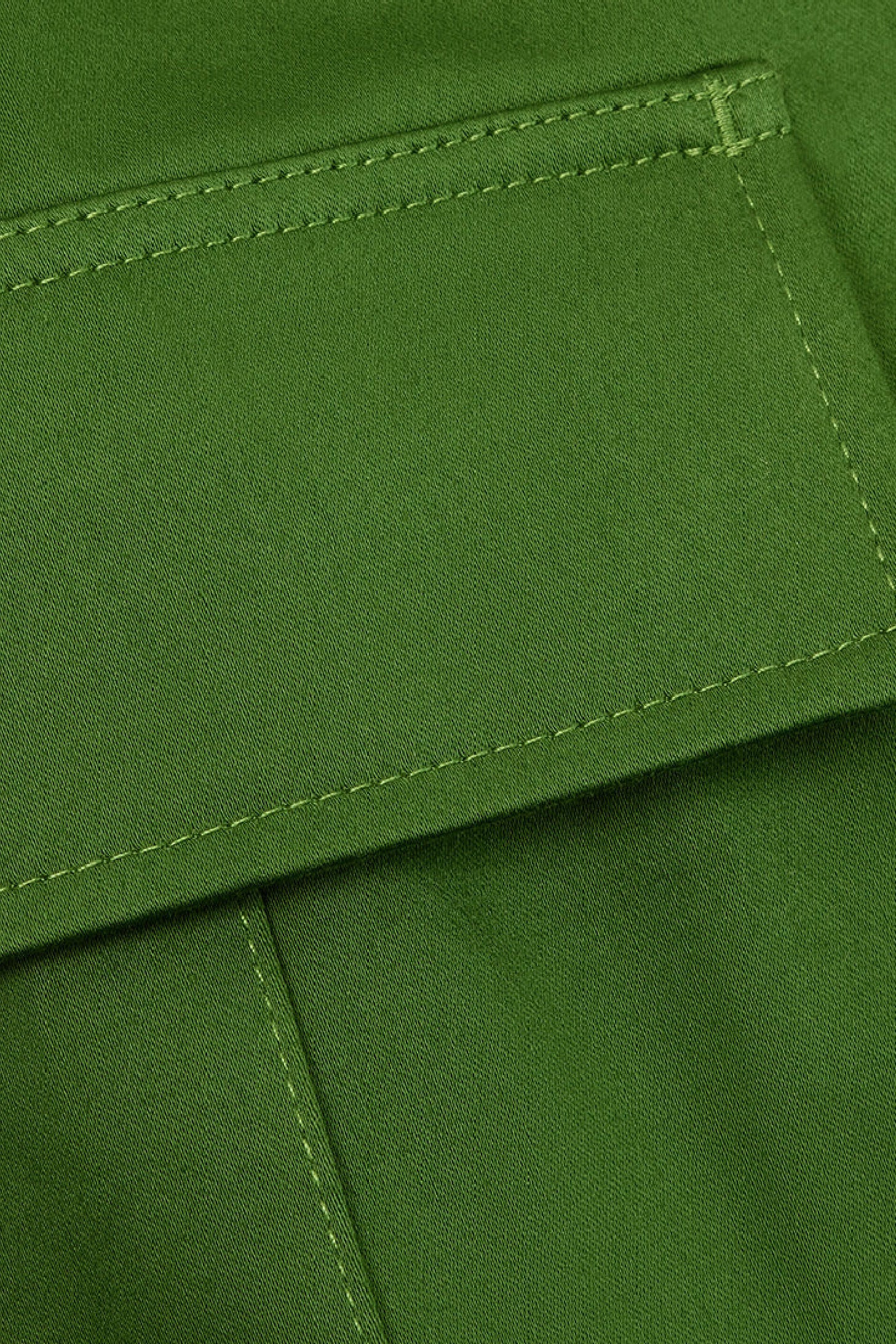 Bermuda cargo à poches plaquées - Evergreen