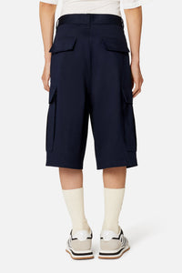 Cargo shorts with patch pockets - Nautic Blue