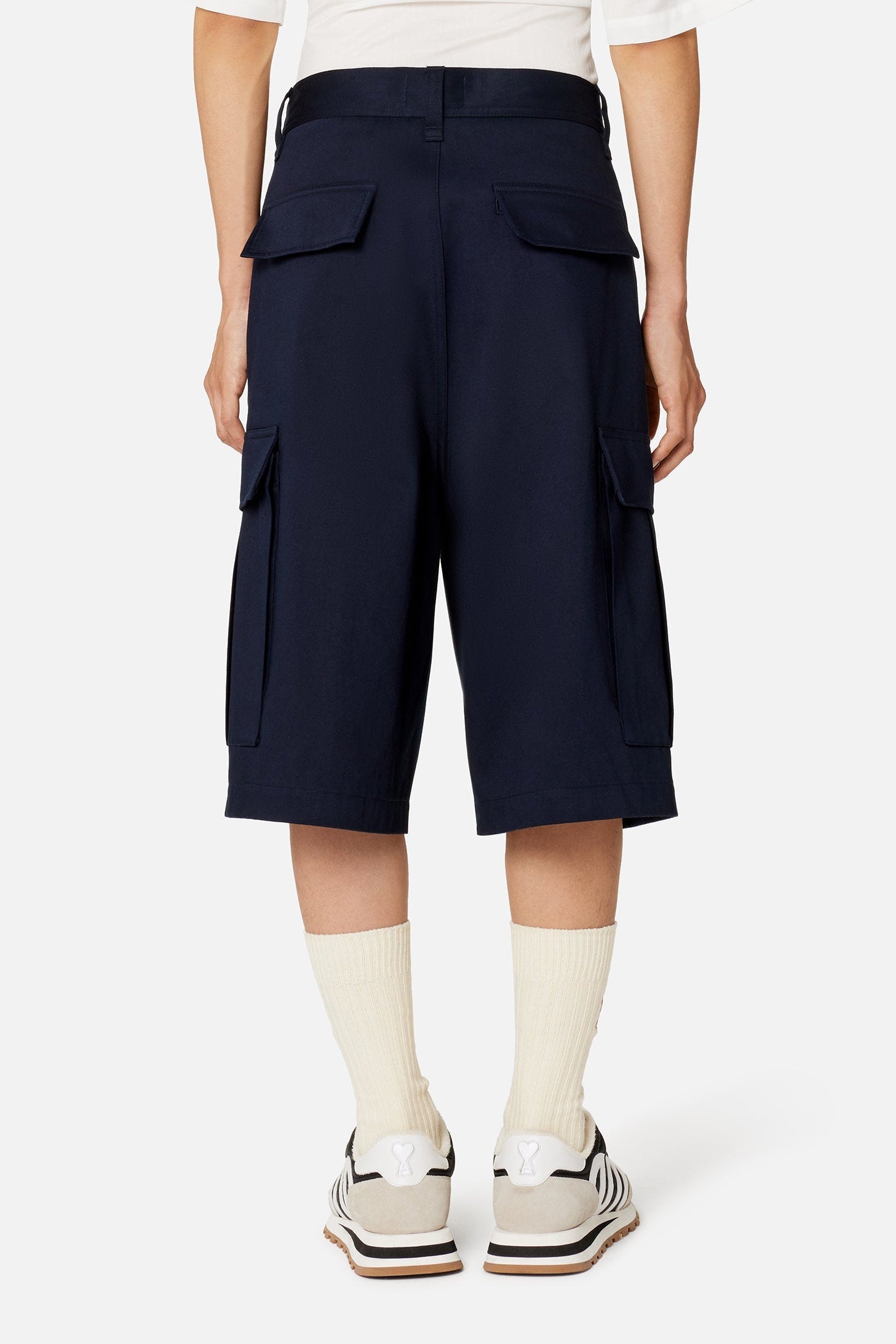Cargo shorts with patch pockets - Nautic Blue