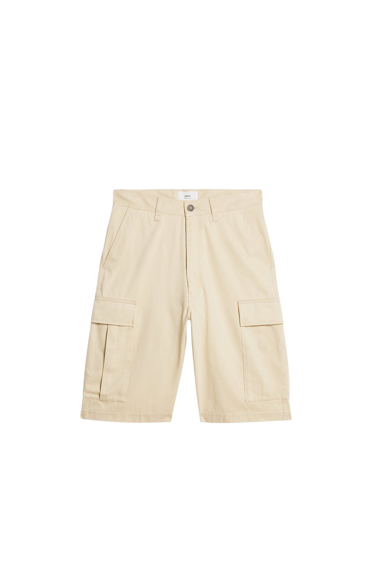 Cargo shorts with patch pockets - Vanilla