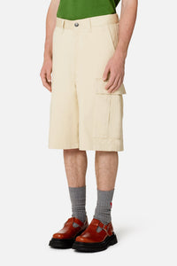 Cargo shorts with patch pockets - Vanilla
