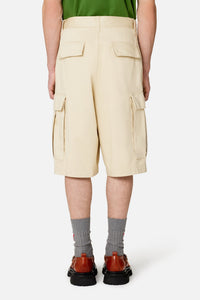 Cargo shorts with patch pockets - Vanilla