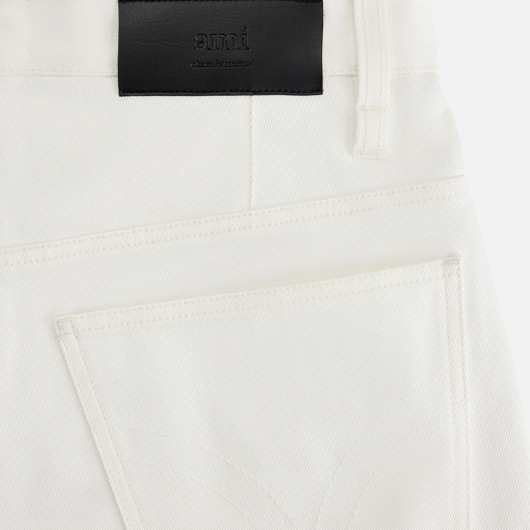 Bermuda Alex en denim - Natural White
