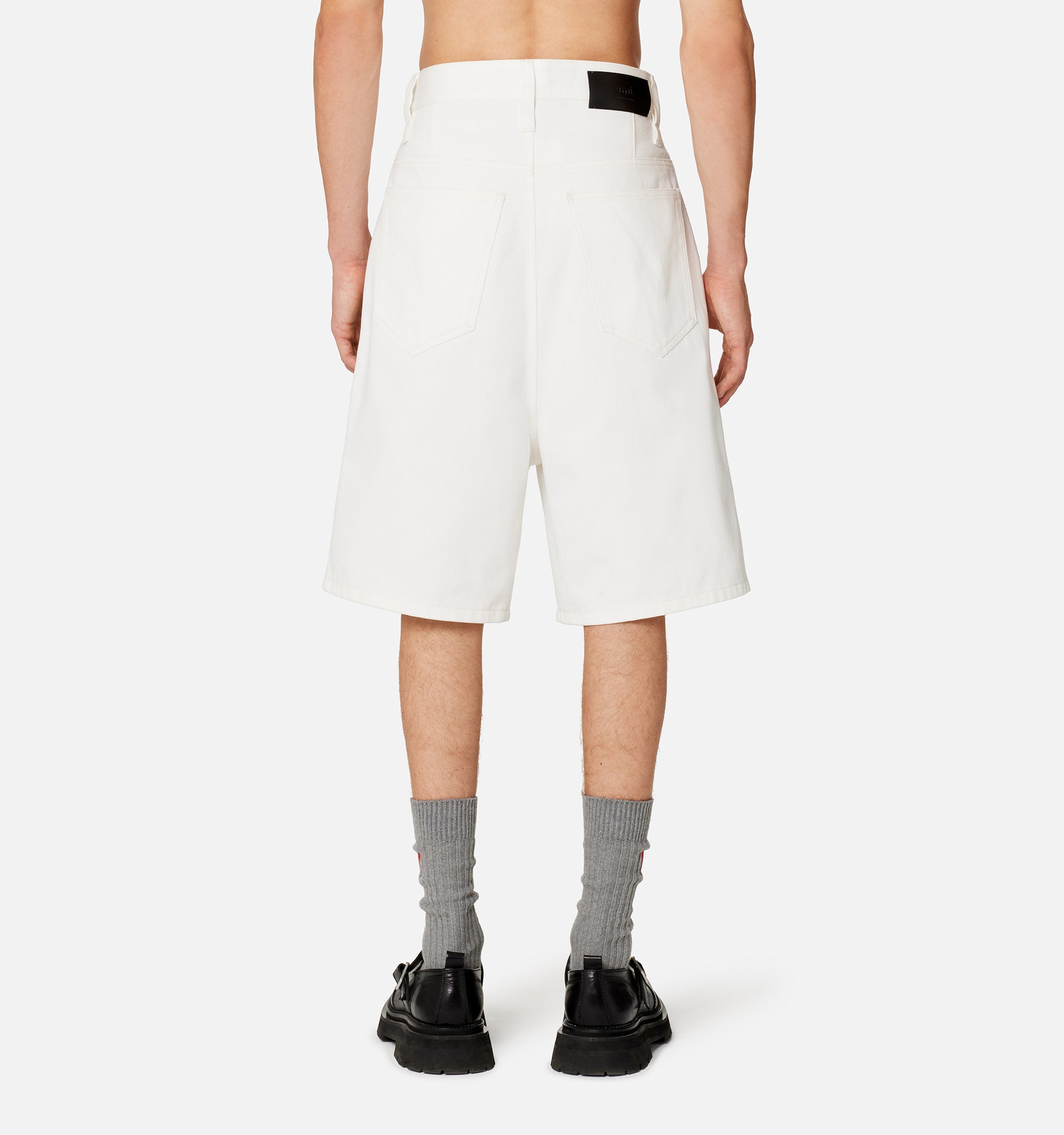Bermuda Alex en denim - Natural White