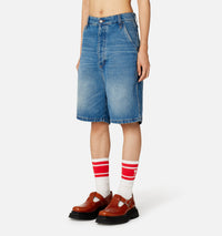 Bermuda Alex en denim - Used Blue