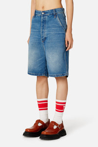 Bermuda Alex en denim - Used Blue