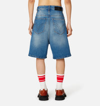 Bermuda Alex en denim - Used Blue