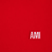 Sweatshirt à col rond avec écusson brodé - Scarlet Red
