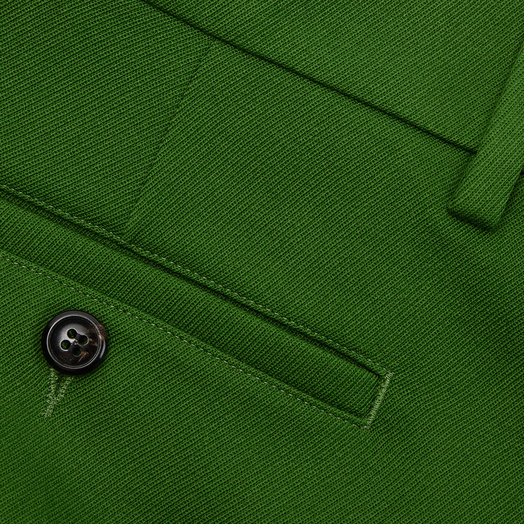 Pantalon coupe cigarette en laine mélangée - Evergreen