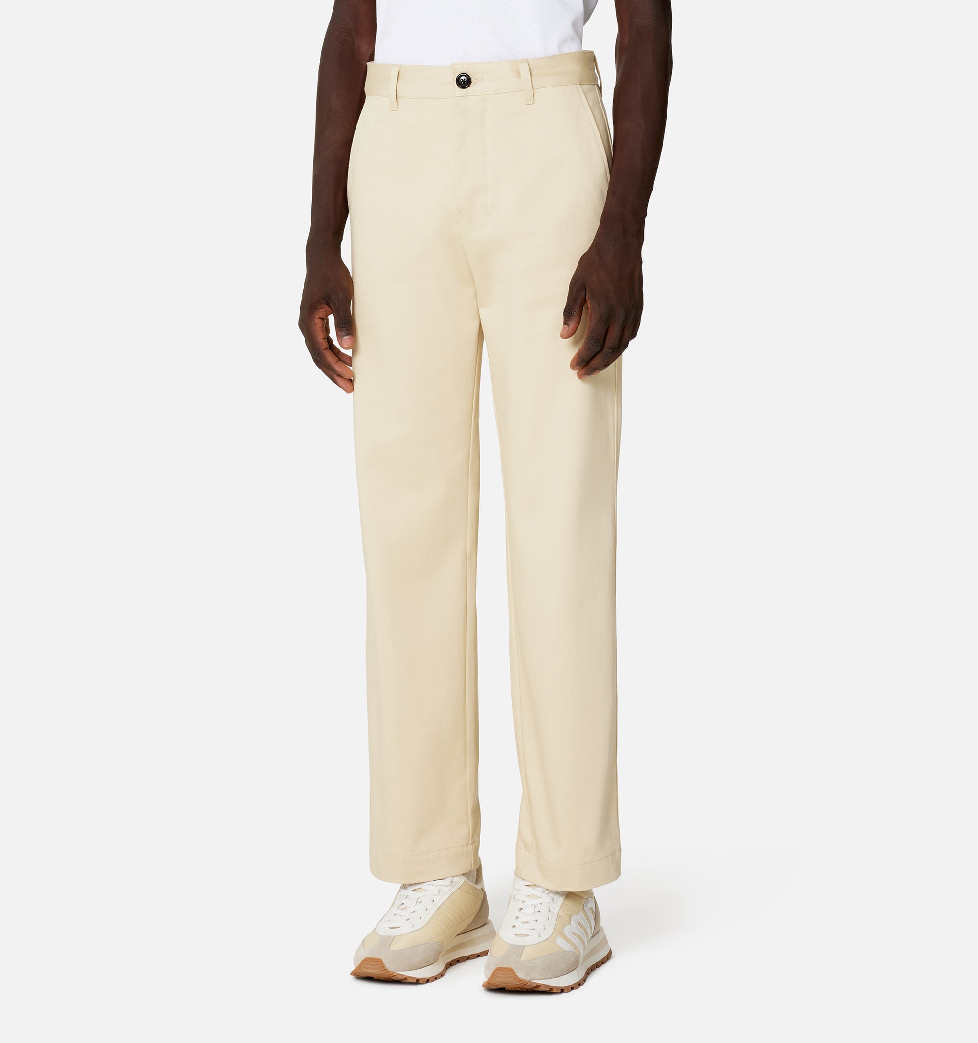 Pantalon chino droit - Vanilla
