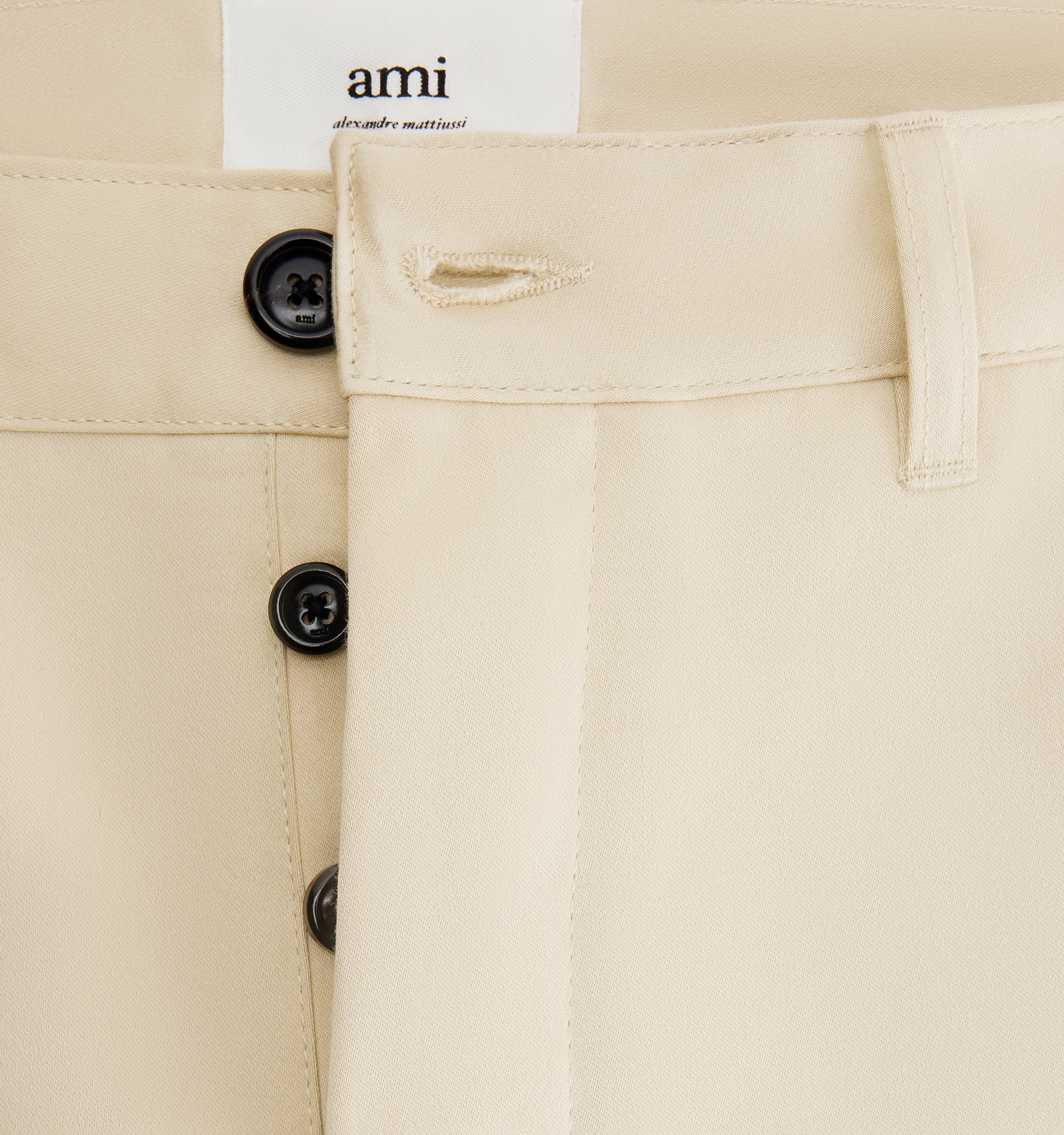 Pantalon chino droit - Vanilla