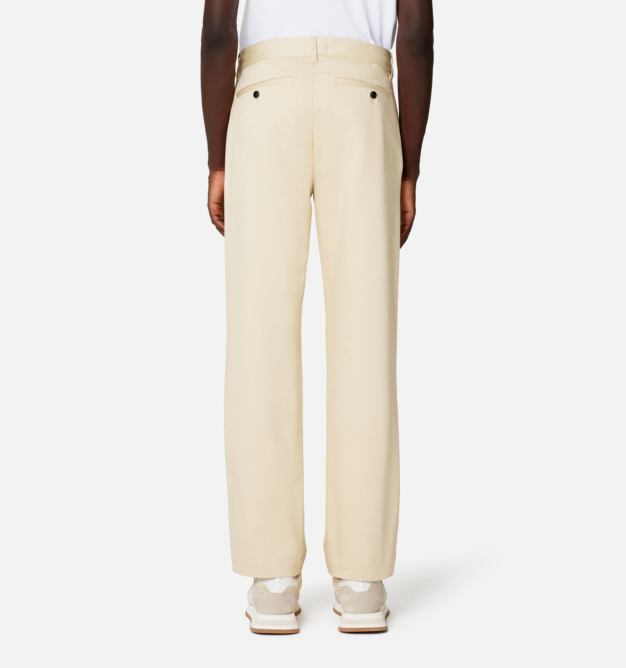 Pantalon chino droit - Vanilla
