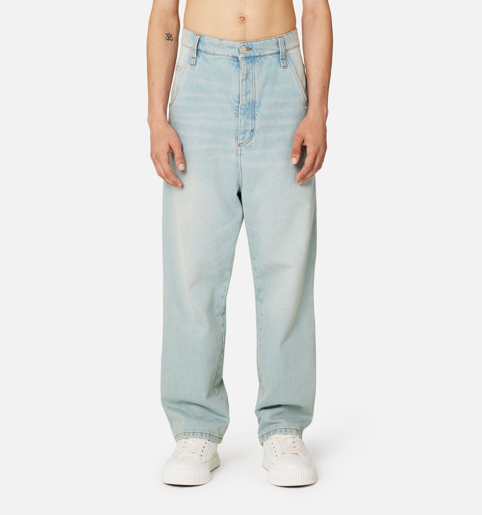 Pantalon Alex en denim - Bleached Blue