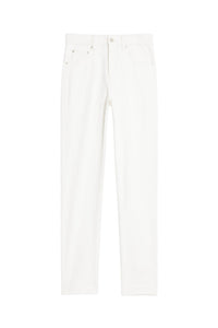 Denim cropped trousers - Natural White