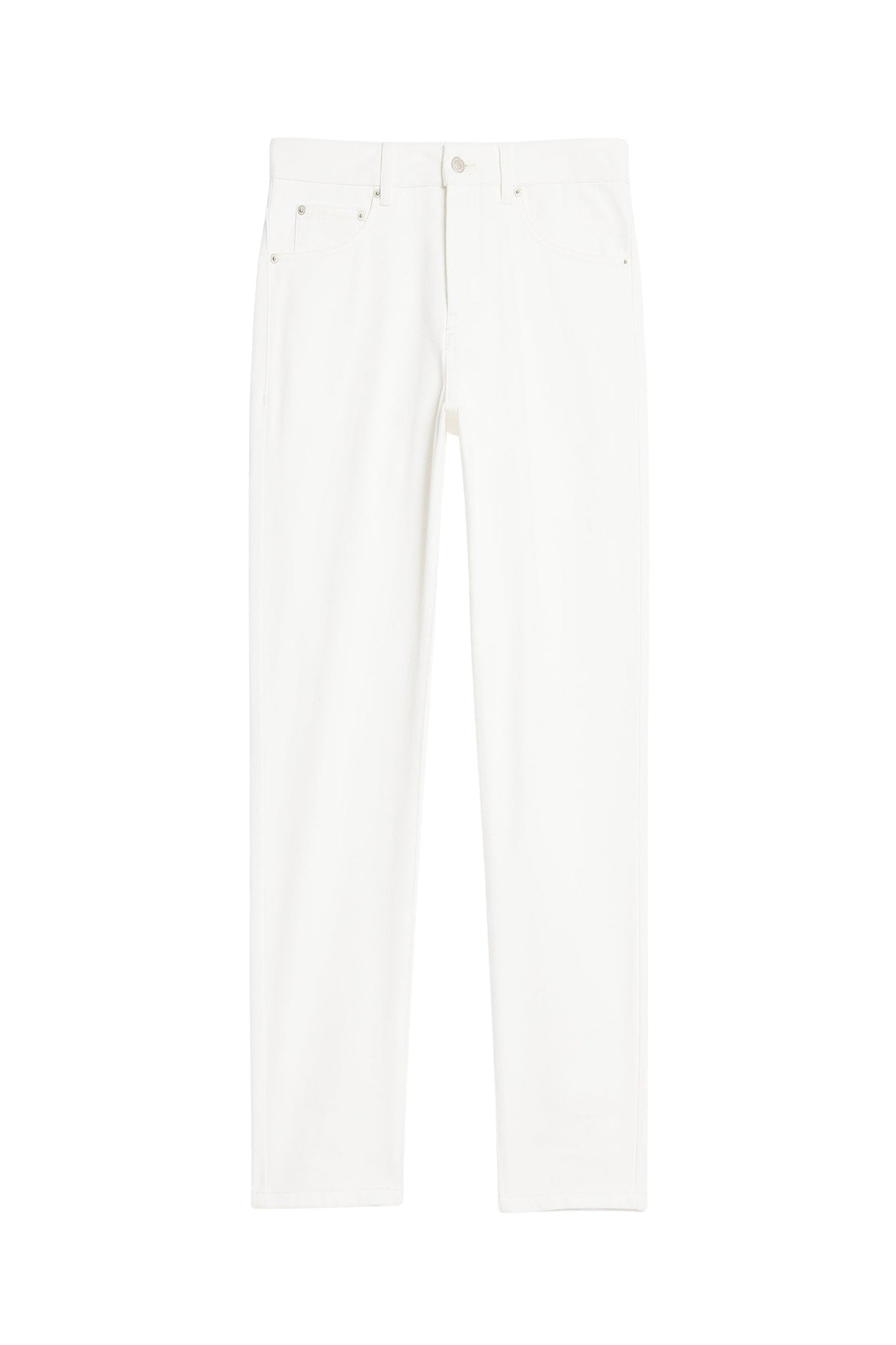 Pantalon coupe carotte en denim - Natural White