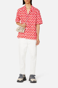 Pantalon coupe carotte en denim - Natural White