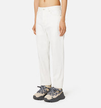 Pantalon coupe carotte en denim - Natural White