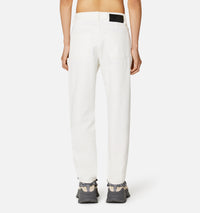 Pantalon coupe carotte en denim - Natural White