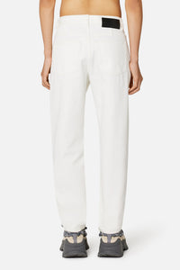 Denim cropped trousers - Natural White