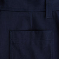 Pantalon cargo à ourlets élastiqués - Nautic Blue