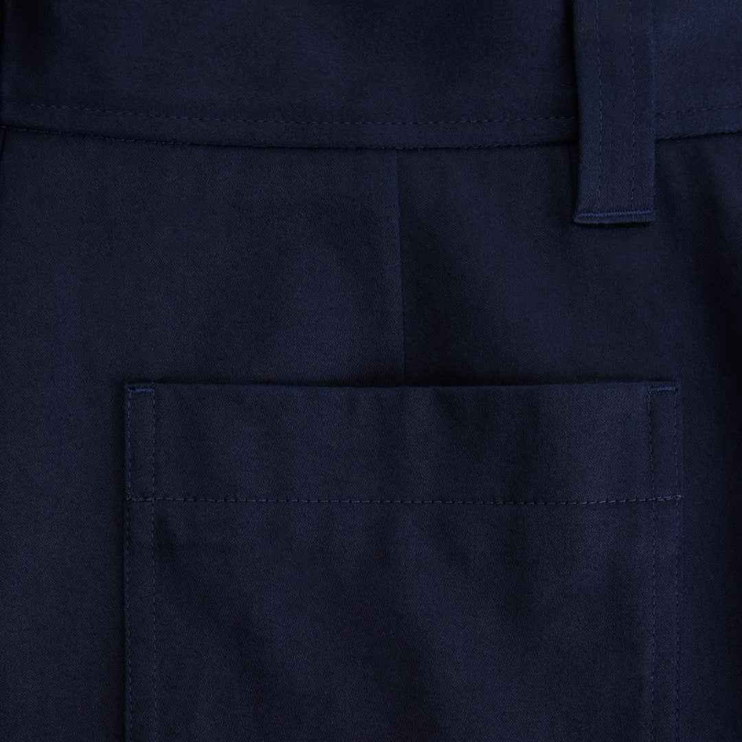 Pantalon cargo à ourlets élastiqués - Nautic Blue