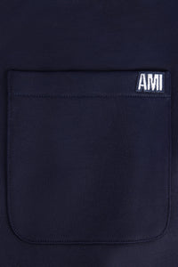 Track trousers with back pocket - Nautic Blue