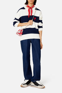 Pantalon droit en denim - Indigo