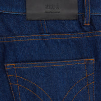 Pantalon droit en denim - Indigo