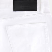Pantalon droit à poches en denim - Natural White