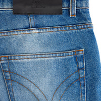 Pantalon droit en denim - Used Blue