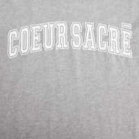 T-shirt Cœur Sacré brodé - Heather Grey