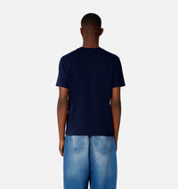 T-shirt Cœur Sacré brodé - Nautic Blue