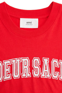 T-shirt Cœur Sacré brodé - Scarlet Red