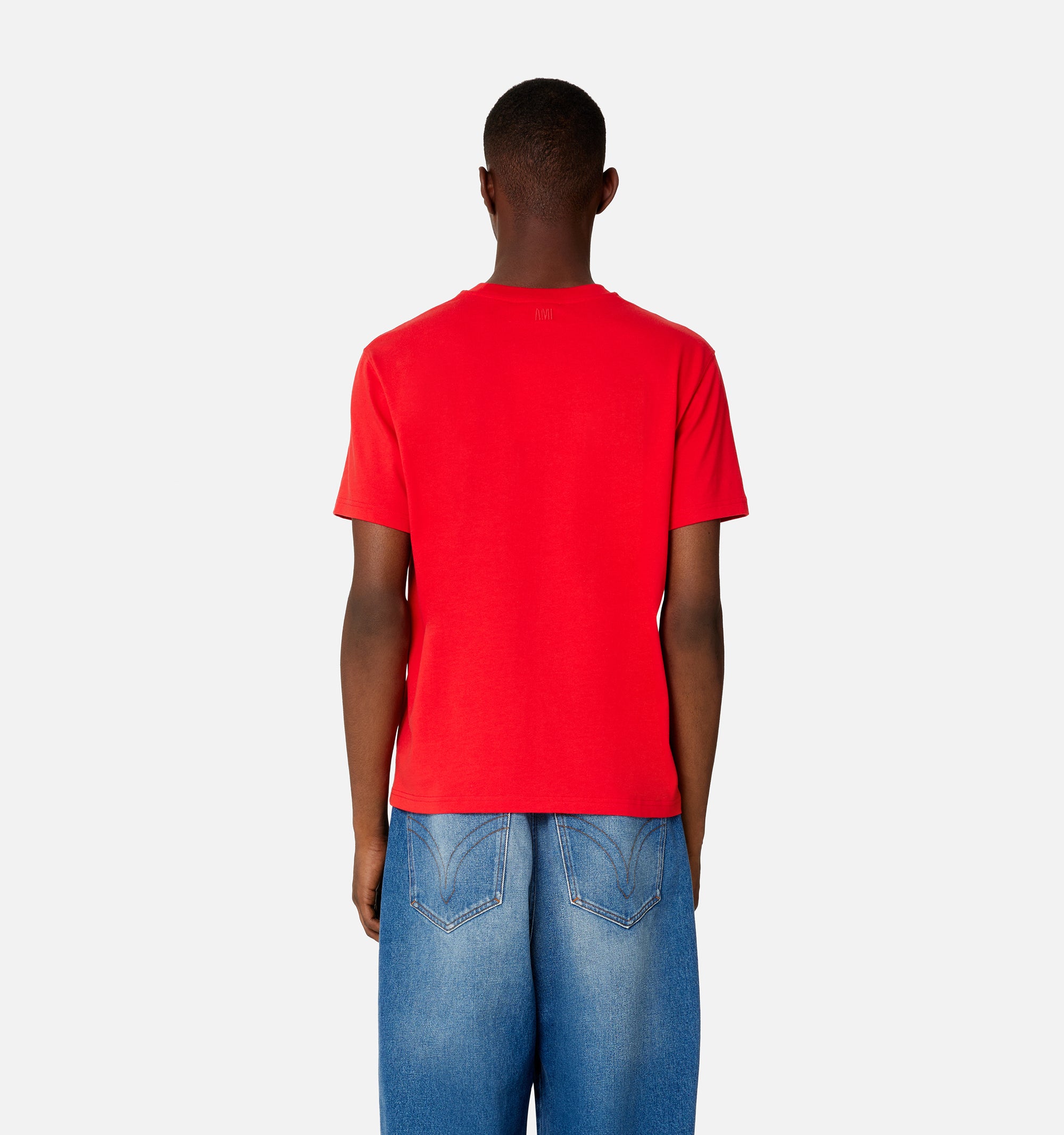 T-shirt Cœur Sacré brodé - Scarlet Red