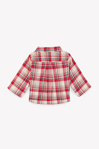 Baby Shirt - Carreau Rouge